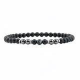 20pcs 6mm Hematite Tiger's Eye Chakra Stone Health Bracelet
