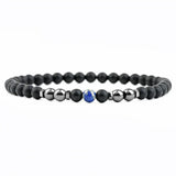 20pcs 6mm Hematite Tiger's Eye Chakra Stone Health Bracelet
