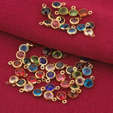 20pcs 6mm SS Bead Crystal Glass Charms Pendants DIY Bracelet Jewelry