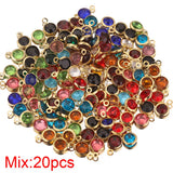 20pcs 6mm SS Bead Crystal Glass Charms Pendants DIY Bracelet Jewelry