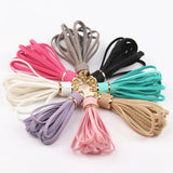 20pcs 78mm PU Leather Tassel For DIY Bag Pendant Charms
