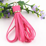 20pcs 78mm PU Leather Tassel For DIY Bag Pendant Charms