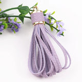 20pcs 78mm PU Leather Tassel For DIY Bag Pendant Charms