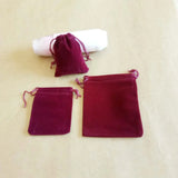 20pcs Velvet Bags Jewellery Pouches Wedding Drawstring Bag