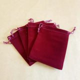 20pcs Velvet Bags Jewellery Pouches Wedding Drawstring Bag