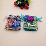 20pcs Organza Bags Drawstring Wedding Gift Jewelry Pouches 4 Colors