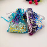 20pcs Organza Bags Drawstring Wedding Gift Jewelry Pouches 4 Colors
