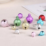 20pcs Jingle Bells Frosted Pendant for Party Decor/DIY Crafts