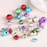 20pcs Jingle Bells Frosted Pendant for Party Decor/DIY Crafts