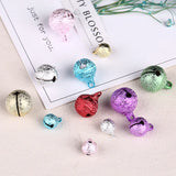 20pcs Jingle Bells Frosted Pendant for Party Decor/DIY Crafts