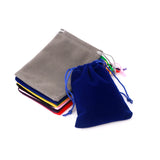 20pcs 8*10cm Velvet Jewelry Bags Drawstring Suede Pouches