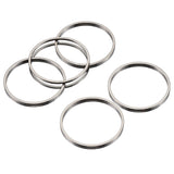 20pcs Stainless Steel Earrings Rings Big Circle Ear Wire Hoops