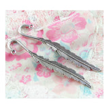 20pcs Feather Bookmark Pendant Charm DIY Jewelry