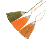 20pcs Colorful Silk Tassel Fringe DIY Jewelry Making Charms