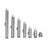 20pcs Stainless Steel Slider End Caps for Round Seed Beads 3mm