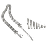 20pcs Stainless Steel Slider End Caps for Round Seed Beads 3mm
