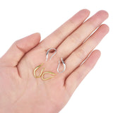 20pcs 925 Silver Plated Earring Findings Earring Smooth Hook Ear Wires