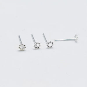 20pcs 925 Sterling Silver Nose Stud Ring Tiny Nariz Piercing Body Jewelry