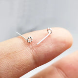 20pcs 925 Sterling Silver Nose Stud Ring Tiny Nariz Piercing Body Jewelry