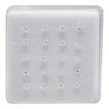 20pcs 925 Sterling Silver Nose Stud Ring Tiny Nariz Piercing Body Jewelry