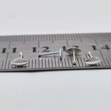 925 Sterling Silver Nose Stud Leaf Shape Nose Ring Nariz Piercing Jewelry