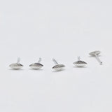 925 Sterling Silver Nose Stud Leaf Shape Nose Ring Nariz Piercing Jewelry
