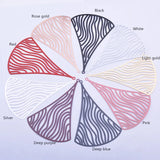 20pcs Filigree Circular Cone Charms Metal Geometry Pendant DIY Earring Making