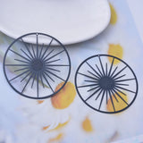 20pcs AA4732 50mm Round Sunlight Shape Charms Jewelry Big Hollow Pendant