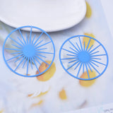 20pcs AA4732 50mm Round Sunlight Shape Charms Jewelry Big Hollow Pendant