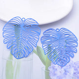 20pcs AB5390 Big Leaf Charms Filigree Pendant