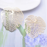 20pcs AB5390 Big Leaf Charms Filigree Pendant
