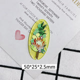 20pcs Acrylic Sheet Resin Pendant Glitter Flower Embossed Charms