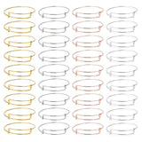 20pcs Adjustable Wire Blank Bangle Bracelet DIY Bracelet Making