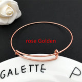 20pcs Adjustable Wire Blank Bangle Bracelet DIY Bracelet Making