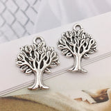 20pcs Alloy Tree Of Life Charms for DIY Necklace Earrings
