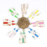 20pcs Castle Charms for Jewelry Making