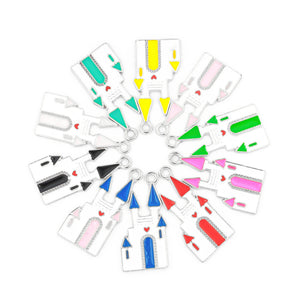 20pcs Castle Charms for Jewelry Making