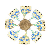 20pcs Alloy Castle Charms for DIY Jewelry Making