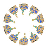 20pcs Alloy Castle Charms for DIY Jewelry Making