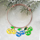20pcs Cherry Charms for DIY Jewelry Making