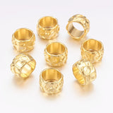 20pcs European Alloy Spacer Beads Large Hole Rondelle for Jewelry Making 13x8mm