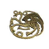 20pcs Antique Bronze Dragon Charms Pendant 36x32mm