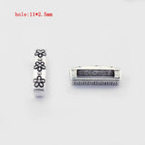 20pcs Flat Slider Beads Spacer for Flat Leather Cord Jewelry Accessories
