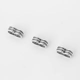 Antique Double Hole Slider Beads Spacer Connectors for Leather Cord Bracelet