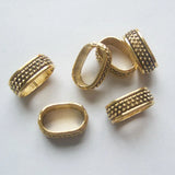 20pcs Antique Tone Slider Spacers for Leather Cord Jewelry F