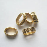 20pcs Antique Tone Slider Spacers for Leather Cord Jewelry F