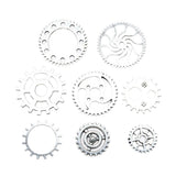 20pcs Antique Silver Steampunk Gear Pendant Charms for DIY Craft