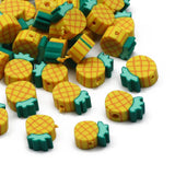 20pcs Cartoon Animal Smiley Polymer Clay Beads for Jewelry Making DIY