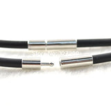 20pcs Rubber Chains 2mm/3mm Copper Magnetic Necklace Rope DIY Jewelry Findings