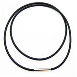 20pcs Rubber Chains 2mm/3mm Copper Magnetic Necklace Rope DIY Jewelry Findings